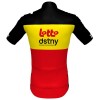 Set Fietsshirt + Korte Koersbroek 2024 Lotto Dstny Geel
